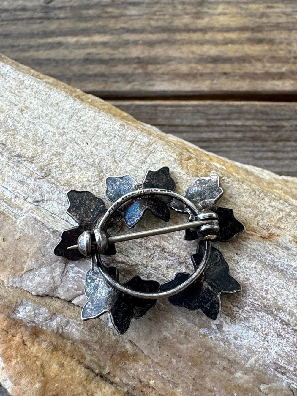 Volmer Bahner Denmark Sterling Silver and Enamel Butterfly Brooch